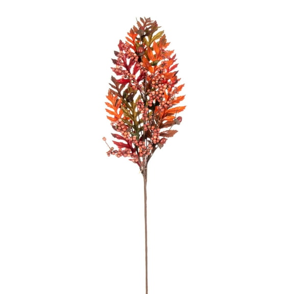 Vickerman 32" Artificial Oak Leaf, Acorn, Berry Spray, 2 per bag.