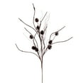 thumbnail image 1 of Vickerman 32" Chocolate Mini Pinecone Twig Glitter Spray, 6 per bag., 1 of 1
