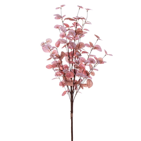 Vickerman 32" Peach Artificial Eastern Redbud Leaf Spray.