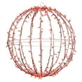 thumbnail image 1 of Vickerman 324Lt x 30" Fold Flat Orange Led Jumbo Hanging Sphere., 1 of 1