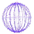 thumbnail image 1 of Vickerman 324Lt x 30" Fold Flat Purple Led Twinkle Jumbo Hanging Sphere., 1 of 1