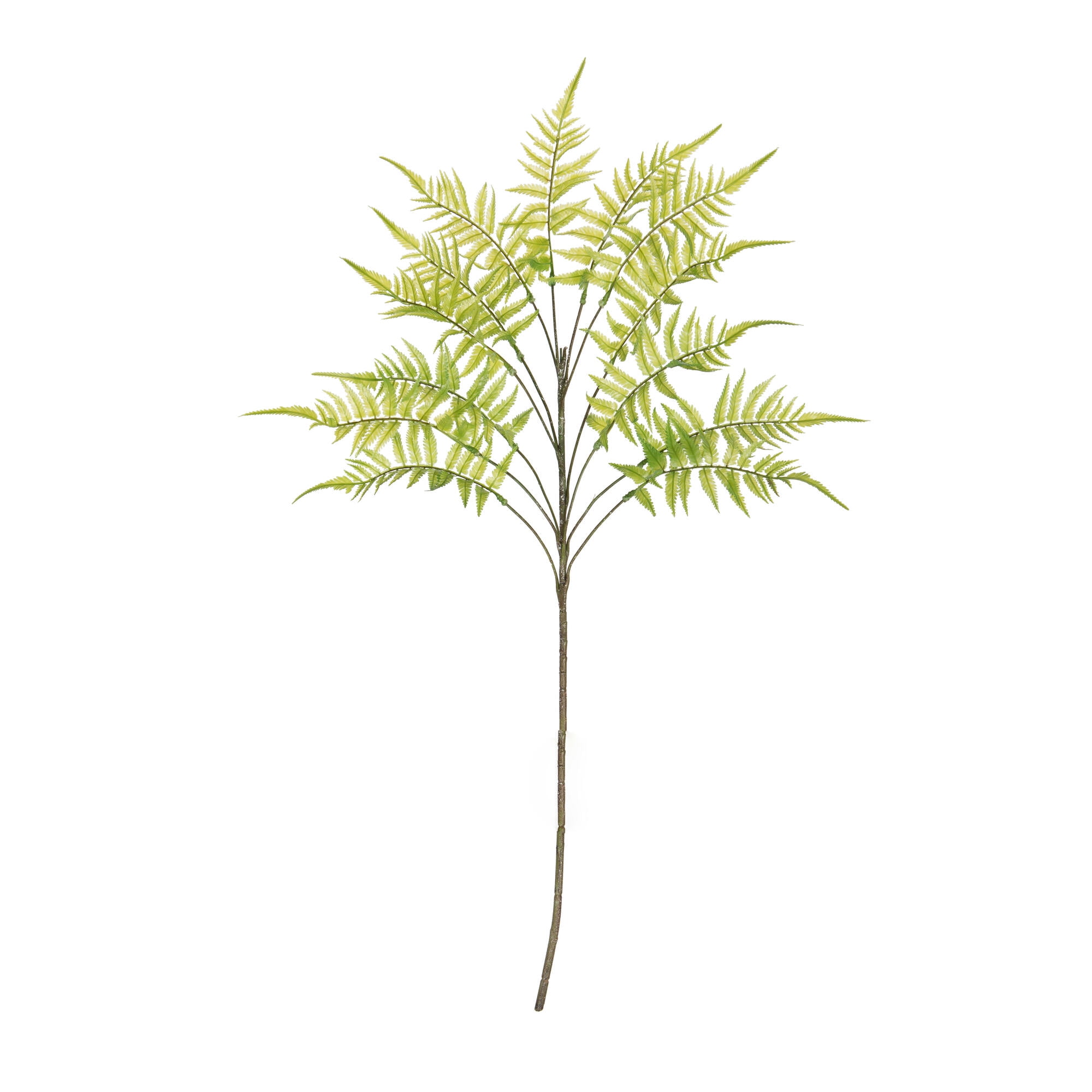 33.5" Green Artificial Fern Leaves Spray for Outdoor Decor