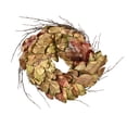 thumbnail image 1 of Vickerman 33" Artificial Brown Maple Wreath., 1 of 2