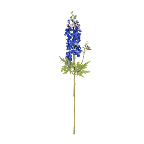 Vickerman 33" Cobalt Larkspur Artificial Spray, Delphinium Style, 3 Stems per Bag