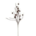 thumbnail image 1 of Vickerman 33" Mocha Ball and Coin Glitter Twig Spray, 6 per bag., 1 of 1
