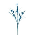 thumbnail image 1 of Vickerman 33" Turquoise Star and Ball Glitter Spra, 6 per bag., 1 of 1