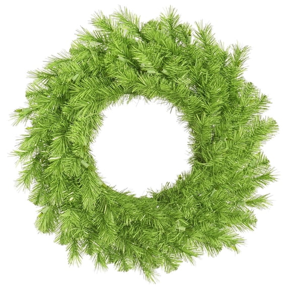 Vickerman 60" Lime-Green Tinsel Artificial Christmas Wreath Unlit