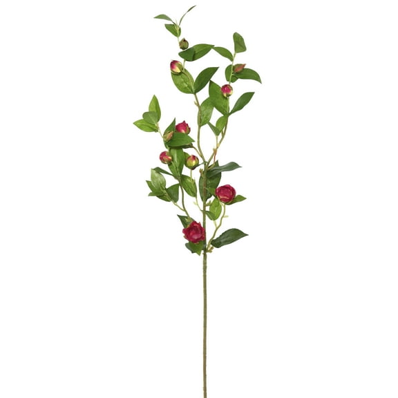 Vickerman 34'' Artificial Burgundy Tea Rose Spray