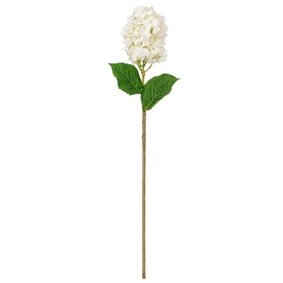 Vickerman 34" Artificial White Cone Hydrangea Spray. 2 Stems In A Bag.