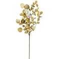 thumbnail image 1 of Vickerman 34" Gold Eucalyptus Artificial Christmas Spray. Includes 3 sprays per pack., 1 of 2