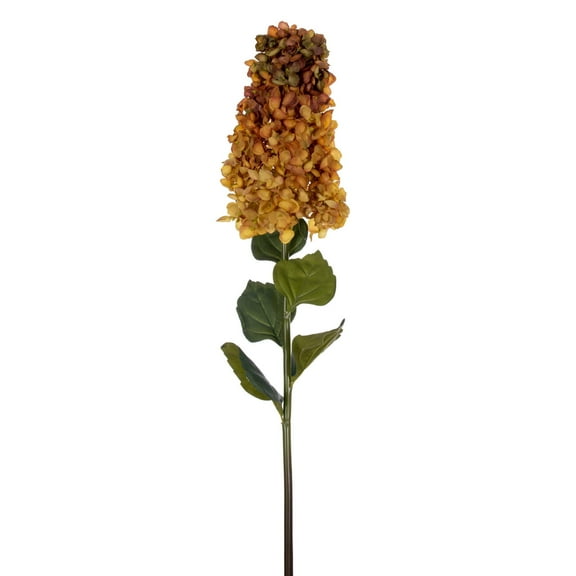 Vickerman 35.5" Golden Yellow Artificial Cone  Hydrangea Spray 2/pk.