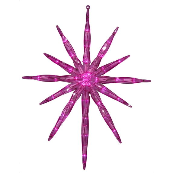 Vickerman 35 Light LED Pink 17" Starburst 24"Lead