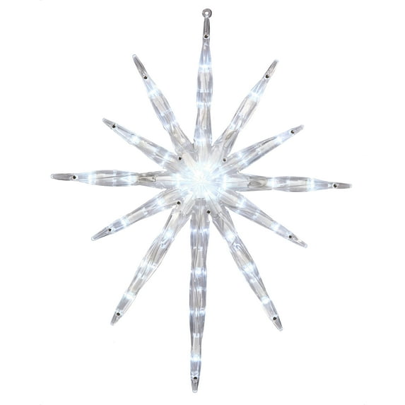 Vickerman 35 Light LED White 17" Starburst 24"Lead