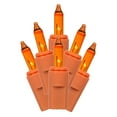 thumbnail image 1 of Vickerman 35 Orange Dura-lit Mini Light on Orange Wire, 26' Christmas Light Strand, 1 of 2