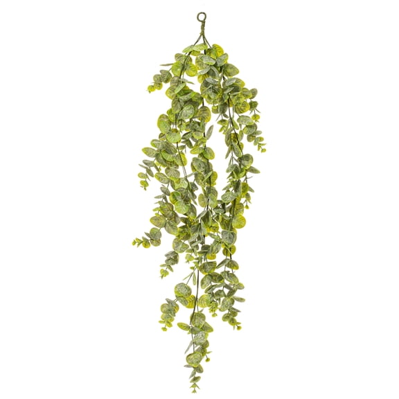Vickerman 36" Artificial Green Spiral Eucalyptus Hanging Vine. Enhance the natural beauty of your artificial arrangements with this 36-inch green spiral eucalyptus vine.