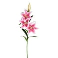 thumbnail image 1 of Vickerman 36'' Artificial Pink Real Touch Lily Spray. Includes 2 sprays per pack., 1 of 2
