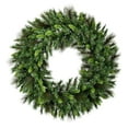 thumbnail image 1 of Vickerman 36" Bangor Mixed Pine Artificial Christmas Wreath, Clear Dura-lit Incandescent Mini Lights, 1 of 3