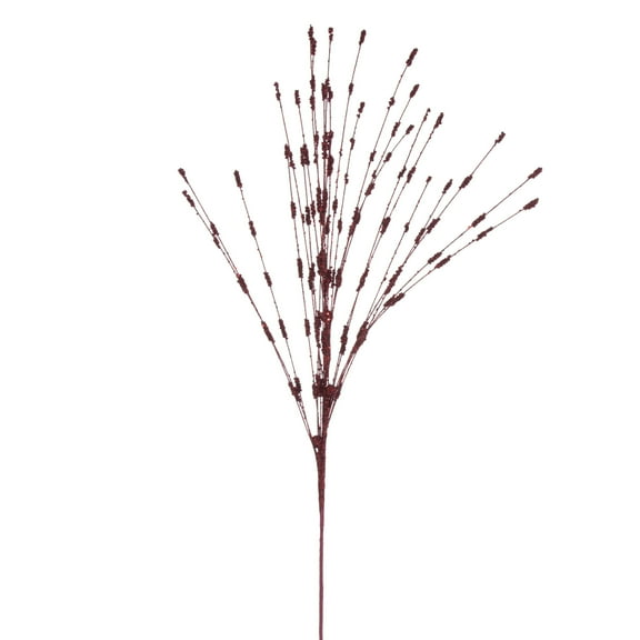Vickerman 36" Burgundy Berry Glitter Spray, 6 per bag.