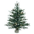 thumbnail image 1 of Vickerman 36" Carmel Pine Artificial Christmas Tree, Warm White Dura-lit LED Lights, 1 of 2