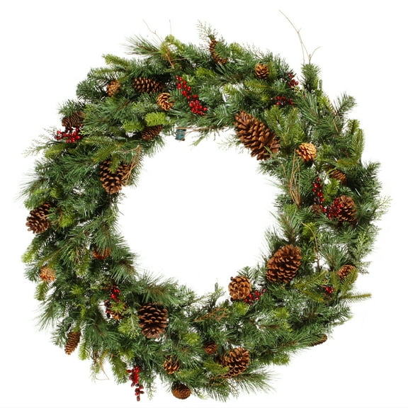 Vickerman 36" Cibola Mixed Berry Artificial Christmas Wreath, Unlit
