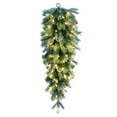 thumbnail image 1 of Vickerman 36" Frosted Douglas Fir Artificial Pre-Lit Teardrop with Warm White LED Lights., 1 of 5