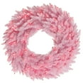 thumbnail image 1 of Vickerman 36" Light Pink Fir Artificial Christmas Wreath, Pink Dura-Lit LED lights., 1 of 2