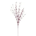 thumbnail image 1 of Vickerman 36" Pink Berry Glitter Spray, 6 per bag., 1 of 1