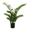 thumbnail image 1 of Vickerman 36" Potted Green Zamifolia Artificial Bush., 1 of 7