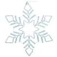 thumbnail image 1 of Vickerman 36" Pure White LED Star Twinkle Ropelight Snowflake, 1 of 1