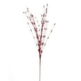 thumbnail image 1 of Vickerman 36" Red Berry Glitter Spray, 6 per bag., 1 of 1