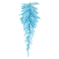 Vickerman 36" Sky Blue Fir Artificial Christmas Teardrop, Unlit