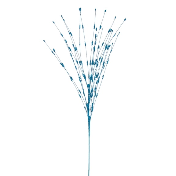 Vickerman 36" Turquoise Berry Glitter Spray, 6 per bag.