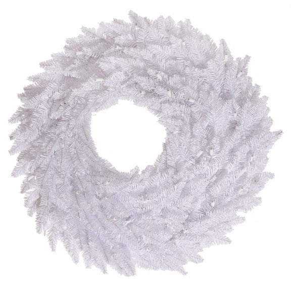 Vickerman 36" White Fir Artificial Christmas Wreath, Unlit