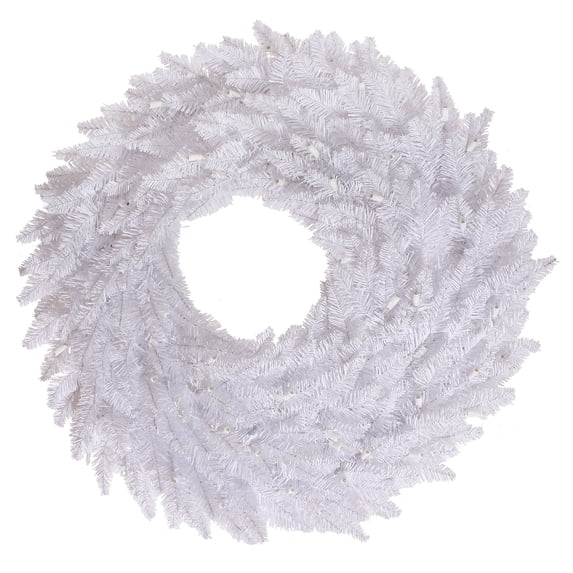 Vickerman 36" White Fir Artificial Christmas Wreath, Unlit
