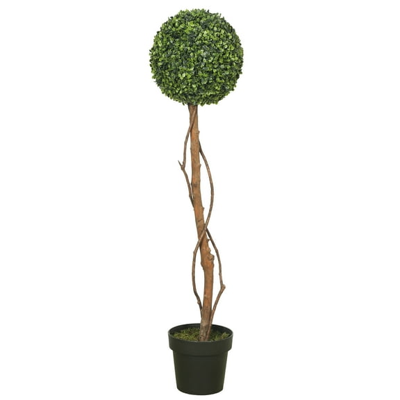 Vickerman 39" Artificial Green Boxwood Topiary.
