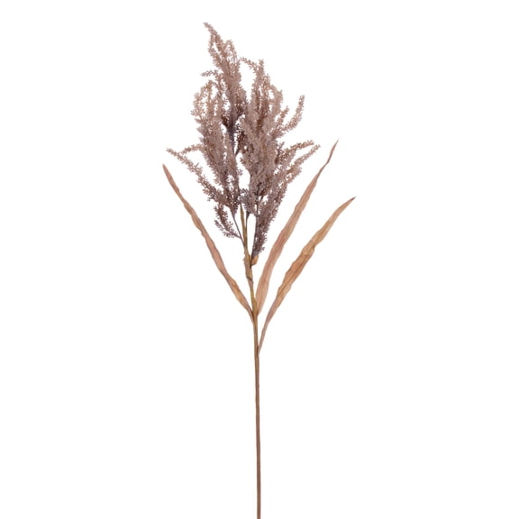 Vickerman 39" Brown Artificial Dried Plum Grass Spray, 2 per bag.