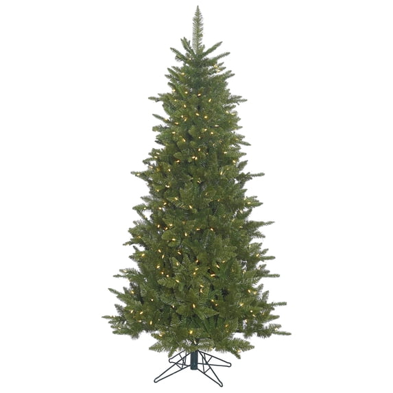 Vickerman 4.5' Durango Spruce Slim Artificial Christmas Tree, Warm White Dura-Lit® LED Lights