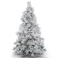 thumbnail image 1 of Vickerman 4.5' Flocked Alberta Artificial Christmas Tree, Unlit, 1 of 4