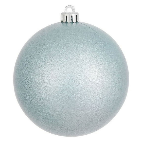 Vickerman 4.75" Baby Blue Candy Ball Ornament, 4 per Bag