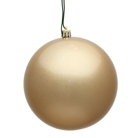 Vickerman 4.75" Cafe Latte Candy Ball Ornament, 4 per Bag