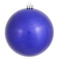 thumbnail image 1 of Vickerman 4.75" Cobalt Candy Ball Ornament, 4 per Bag, 1 of 7