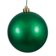 thumbnail image 1 of Vickerman 4.75" Emerald Matte Ball Ornament, 4 per Bag, 1 of 2