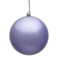 thumbnail image 1 of Vickerman 4.75" Lavender Candy Ball Ornament, 4 per Bag, 1 of 2