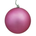 thumbnail image 1 of Vickerman 4.75" Mauve Matte Ball Ornament, 4 per Bag, 1 of 2