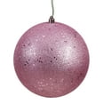 thumbnail image 1 of Vickerman 4.75" Mauve Sequin Ball Ornament, 4 per Bag, 1 of 5