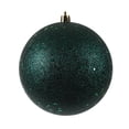 thumbnail image 1 of Vickerman 4.75" Midnight Green Sequin Ball Ornament, 4 per Bag, 1 of 3