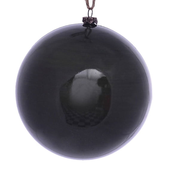 Vickerman 4.75" Moss Green Wood Grain Ball Ornament, 4 per Bag