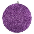 thumbnail image 1 of Vickerman 4.75" Orchid Beaded Ball Ornament, 6 per Bag, 1 of 3