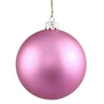 thumbnail image 1 of Vickerman 4.75" Orchid Pk Matte Ball UV Drill 4/Bg Ball Ornament, 1 of 7