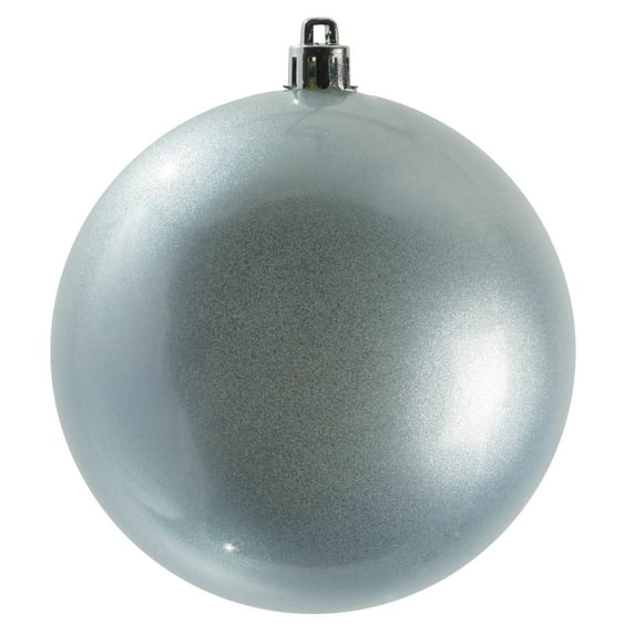 Vickerman 4.75" Periwinkle Candy Ball Ornament, 4 per Bag